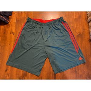 Adidas Soccer Striped side Shorts mens Large
